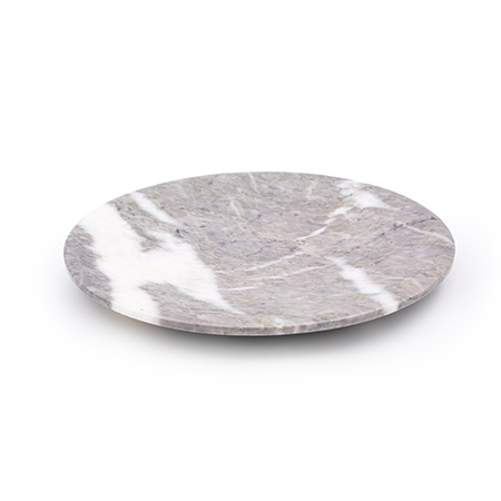 Assiette en Marbre de Campan Gris