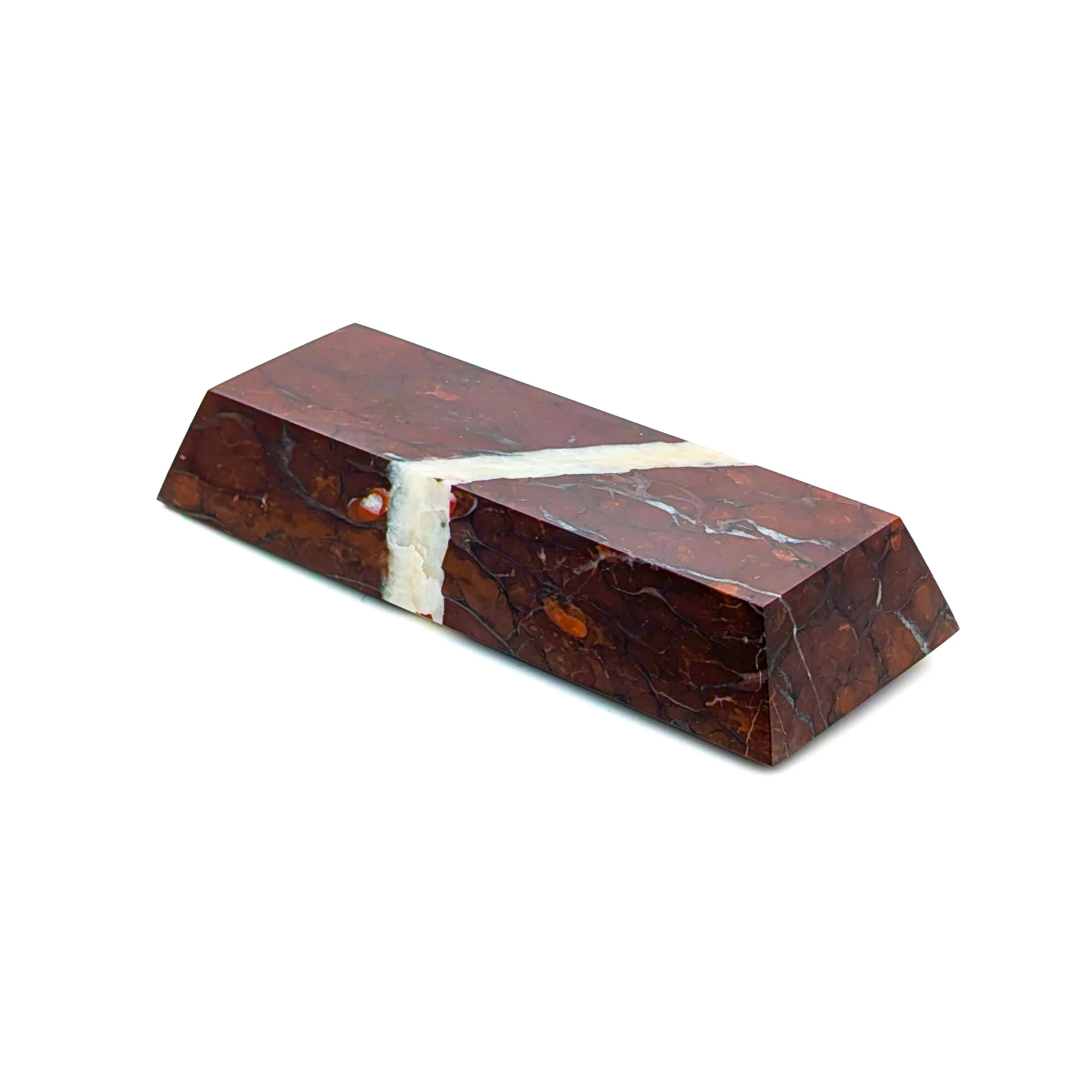 Lingot en Marbre Campan Rouge