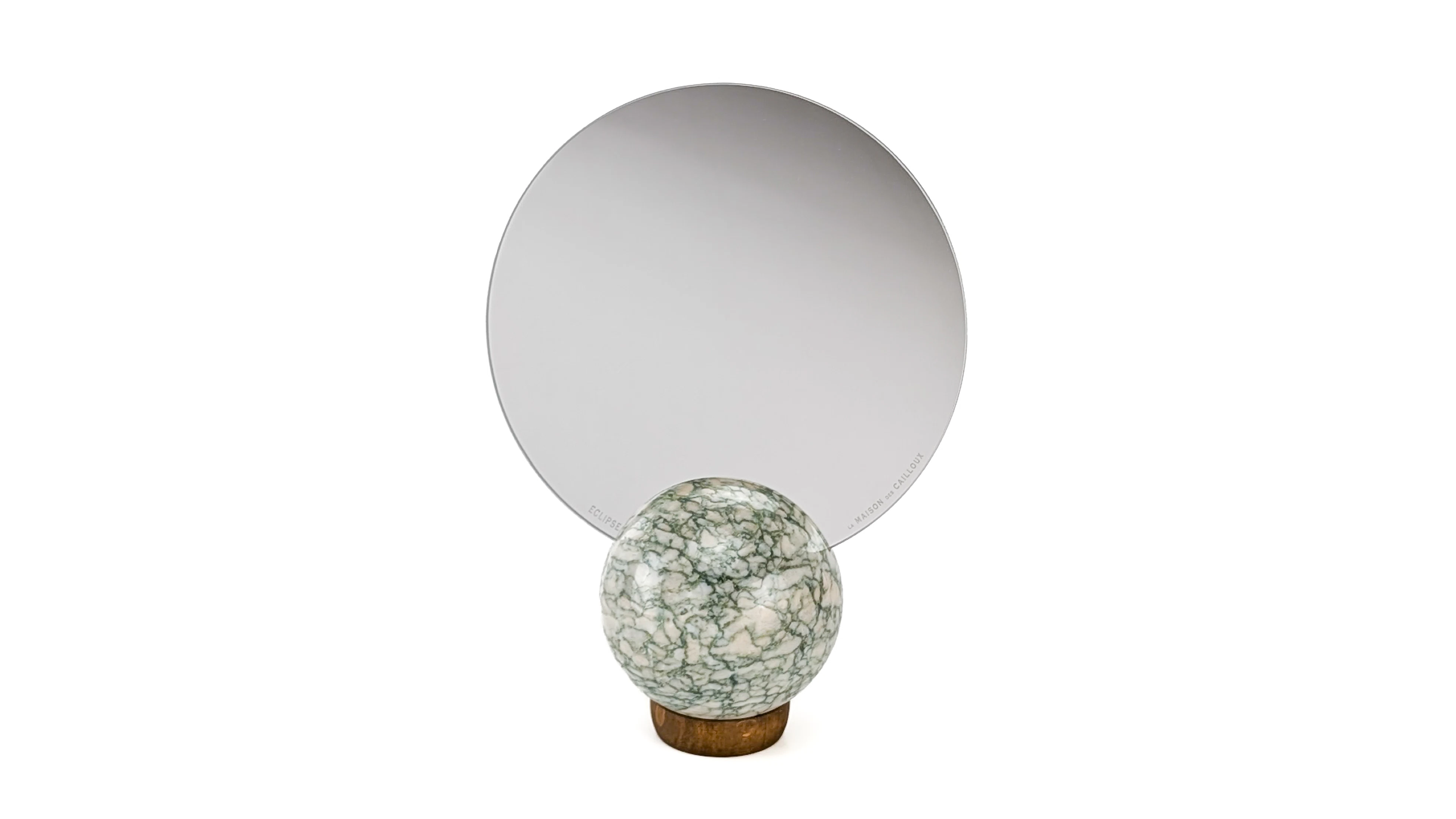 Miroir ECLIPSE en marbre Campan Vert [ODCVPOMI]