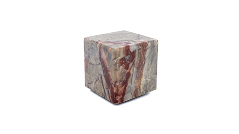Cube en Marbre de Sarrancolin-Beyrède [ODSBPOCB]