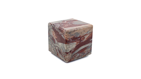 Cube en Marbre de Sarrancolin-Beyrède [ODSBPOCB]