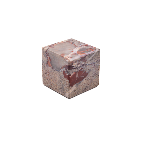 Cube en Marbre de Sarrancolin-Beyrède