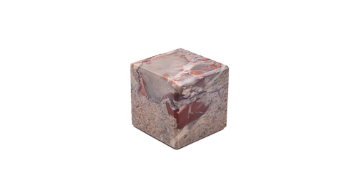 Cube en Marbre de Sarrancolin-Beyrède [ODSBPOCB]