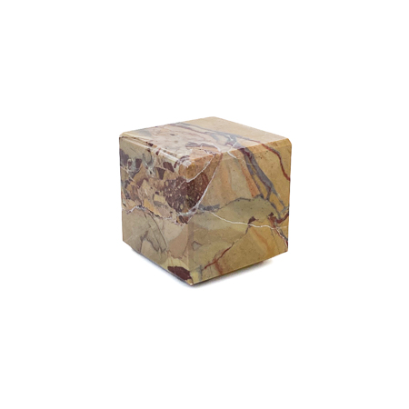 Cube en Marbre de Sarrancolin-Ilhet