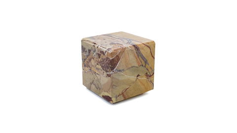 Cube en Marbre de Sarrancolin-Ilhet [ODSIPOCB]