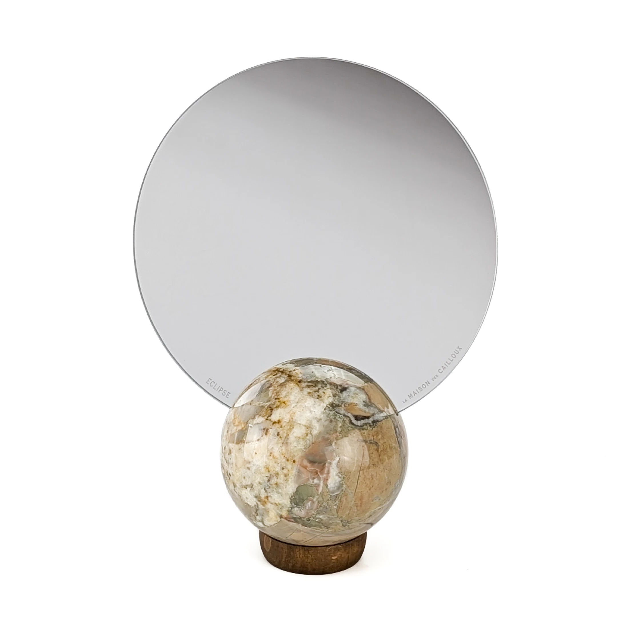 Miroir ECLIPSE en marbre de Sarrancolin-Ilhet