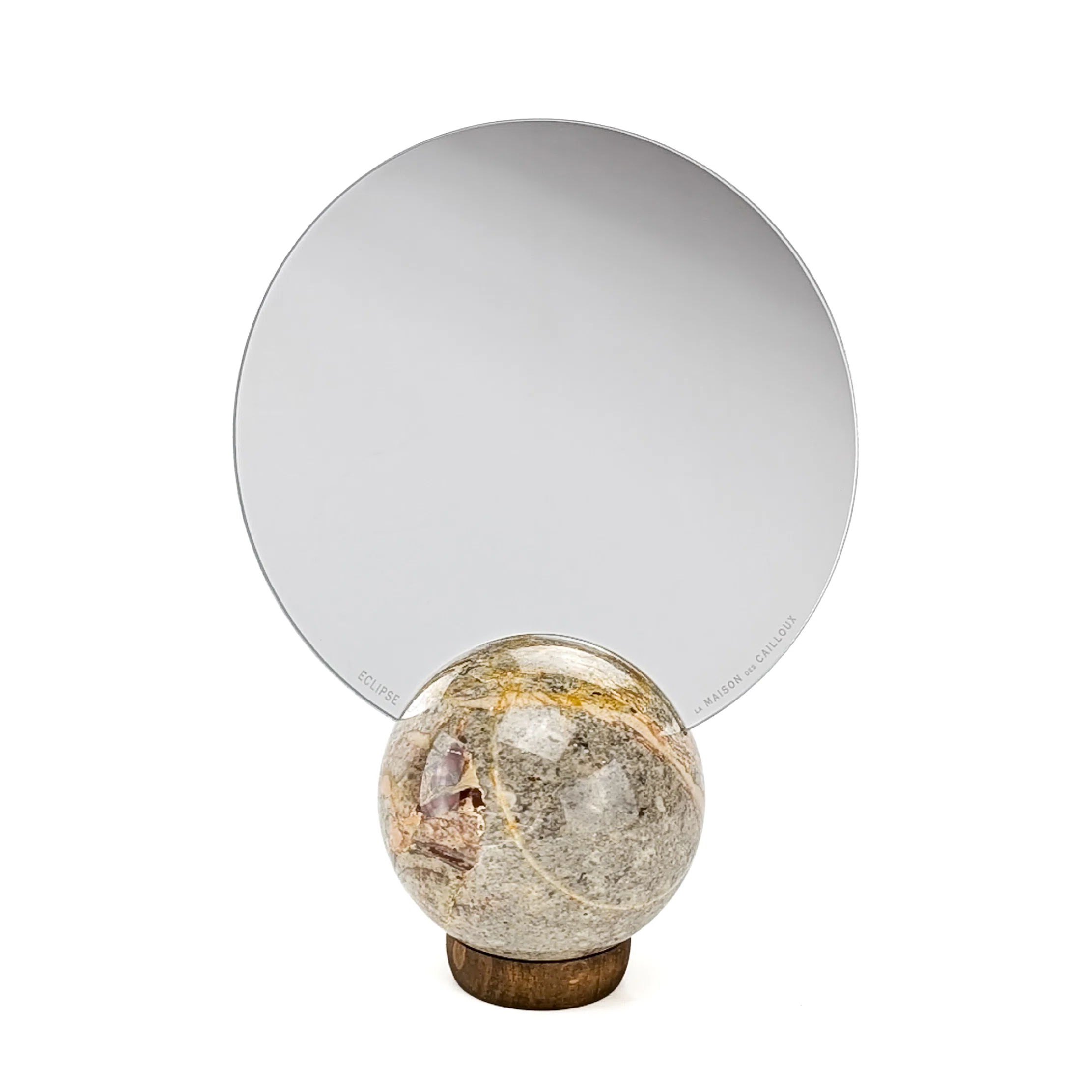 Miroir ECLIPSE en marbre de Sarrancolin-Ilhet